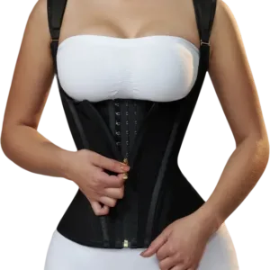 Gaine amincissante Corset à double compression pour femme, entraîneur de taille, brûle graisse ventre plat