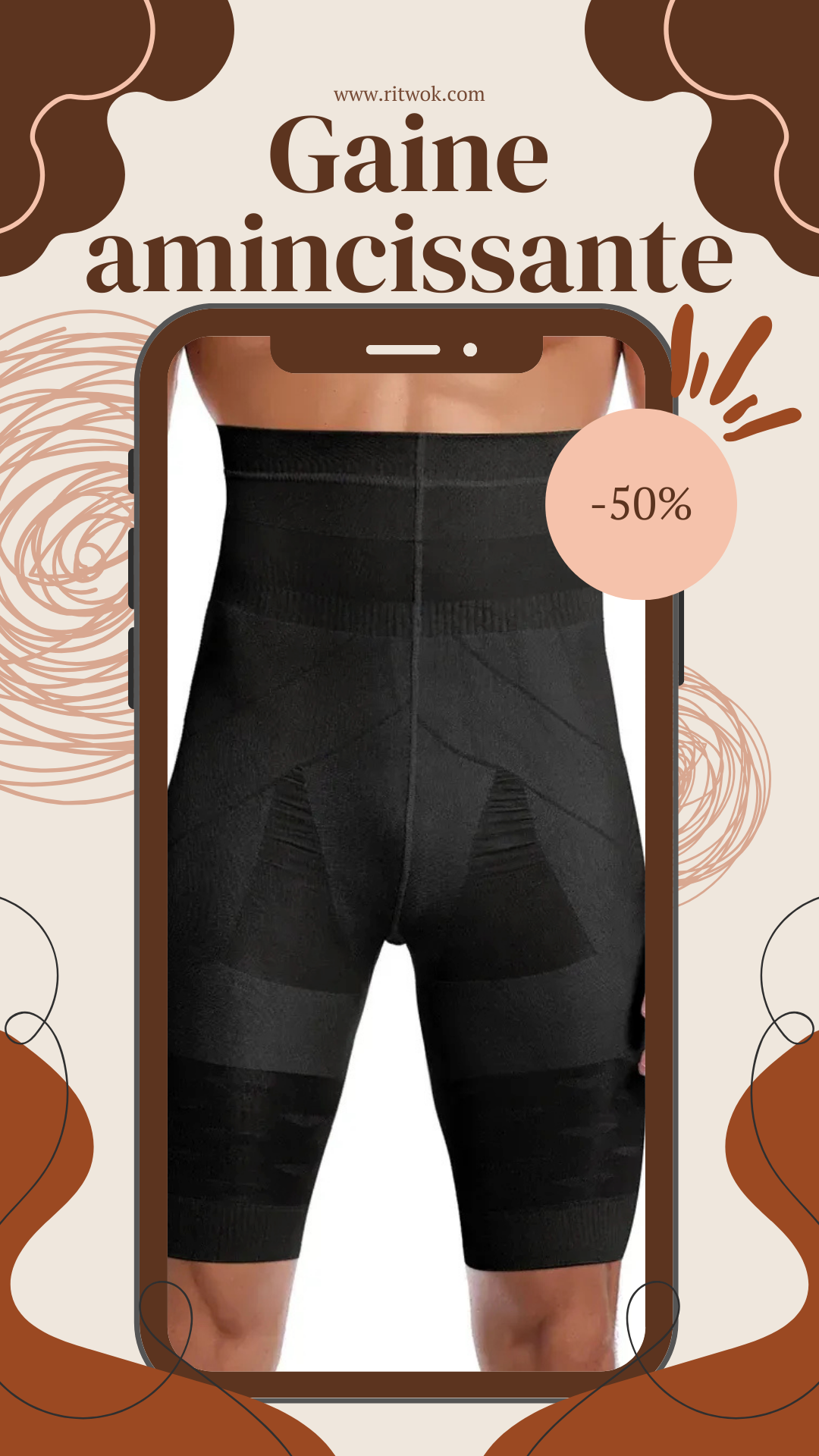 Gaine amincissante homme 