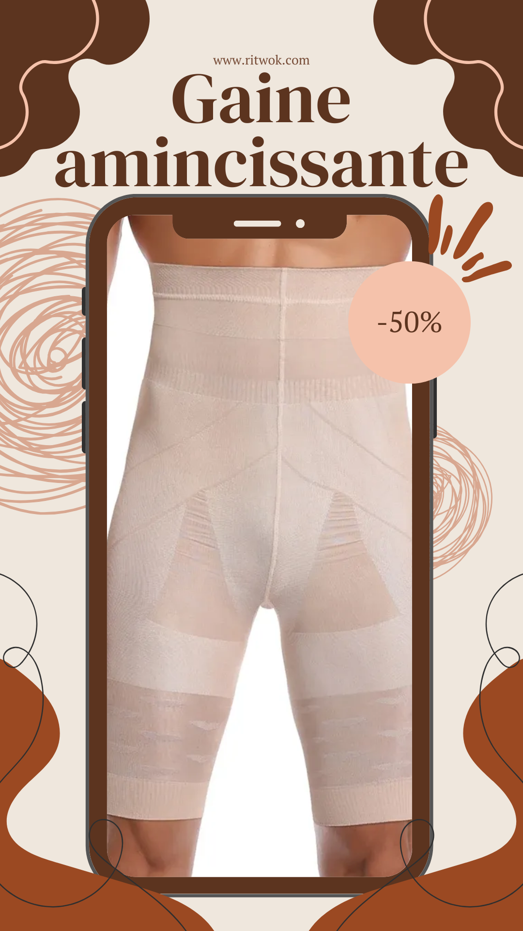 Gaine amincissante homme 